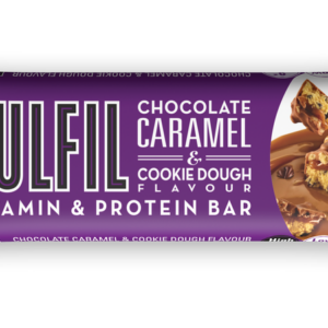 Baton proteic cu 9 vitamine Chocolate and Caramel Cookie Dough