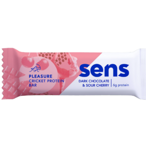 Baton proteic cu aroma de ciocolata neagra si visine Pleasure