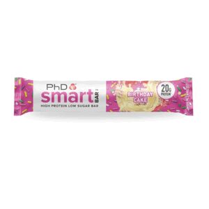 Baton proteic cu aroma de tort Smart Bar Birthday Cake