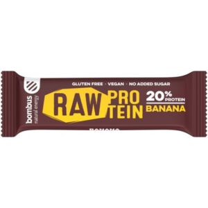 Baton proteic cu banane 20% proteine Raw Protein