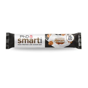 Baton proteic cu biscuiti si frisca Smart Bar Cookies & Cream