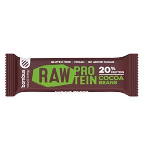 Baton proteic cu boabe de cacao 20% proteine Raw Protein