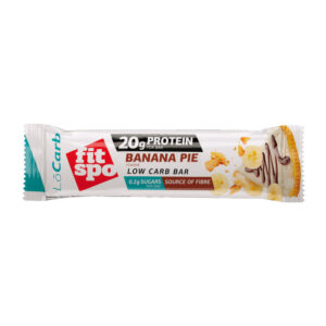 Baton proteic cu placinta cu banane Locarb