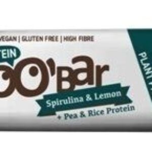 Baton proteic cu spirulina si lamaie raw Bio