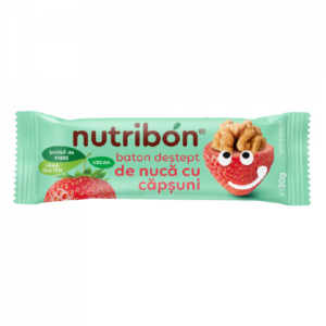 Baton vegan nuca si capsuni