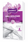 Benzi depilatoare cu extract de orhidee