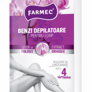 Benzi depilatoare cu extract de orhidee
