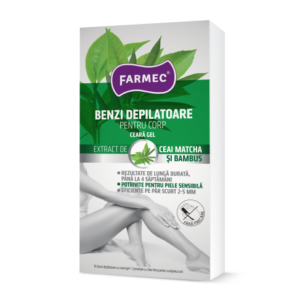 Benzi depilatoare pentru corp cu ceara gel