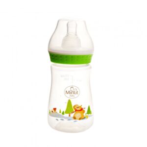 Biberon cu tetina  Ursul pacalit de vulpe  pentru +3 luni Baby