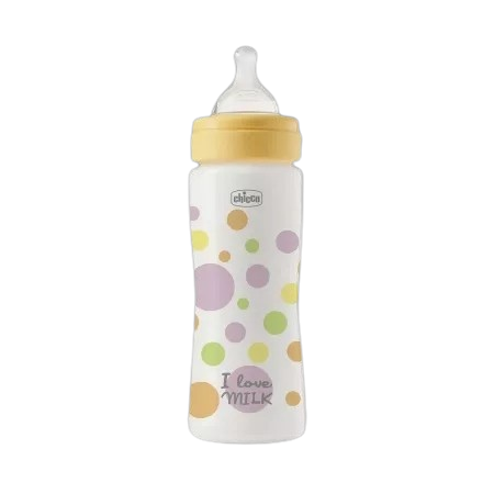 Biberon cu tetina din silicon si flux rapid Perfect Easy Fetite 4 luni+