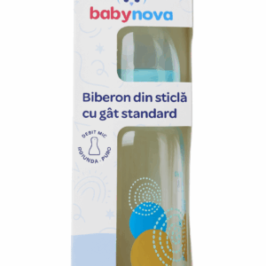 Biberon din sticla 0-24 luni
