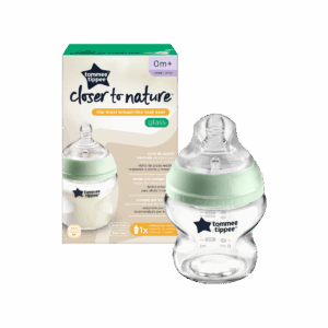 Biberon din sticla cu tetina din silicon si autosterilizare pentru 0 luni+ Natural Start