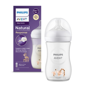 Biberon pentru +1 luna model girafa Natural Response SCY903/66