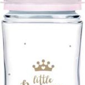 Biberon roz anticolici cu gat larg PP EasyStart Royal Baby