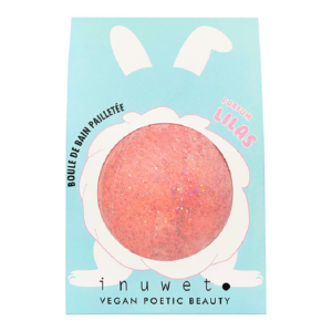 Bila de baie cu sclipici si parfum de liliac