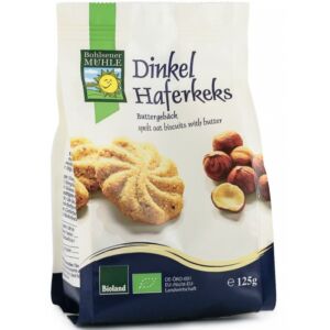 Biscuiti bio din faina de grau spelta cu ovaz si unt