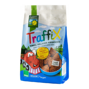 Biscuiti bio din grau spelta si cacao indulciti cu agave Traffix