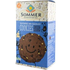 Biscuiti bio fara gluten cu ciocolata si caju