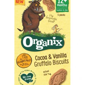 Biscuiti cu cacao si vanilie Gruffalo +12 luni Bio