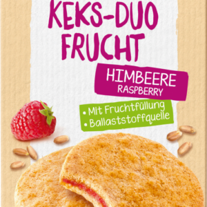 Biscuiti cu crema de zmeura Bio