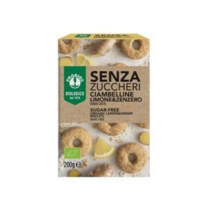 Biscuiti cu lamaie si ghimbir fara zahar Bio