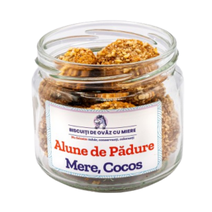 Biscuiti de ovaz cu alune de padure mere cocos