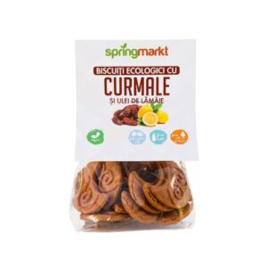 Biscuiti ecologici cu Curmale si Ulei de lamaie