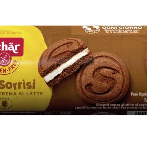 Biscuiti fara gluten cu cacao si crema de lapte Mini Sorrisi