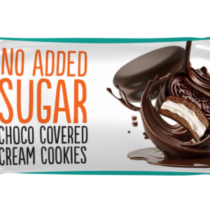 Biscuiti fara zahar cu invelis de ciocolata si umplutura de vanilie