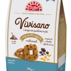 Biscuiti multicereale cu pepite de ciocolata fara zahar Vivisano