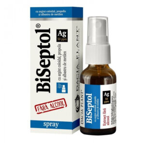 Biseptol Spray Fara Alcool cu Argint Coloidal 20ml