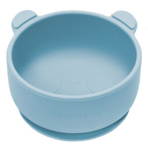 Bol din silicon The Little Bear +6 luni Aqua Blue