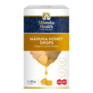 Bomboane cu miere de Manuka MGO 400+ si aroma naturala de Lamaie si Ghmbir
