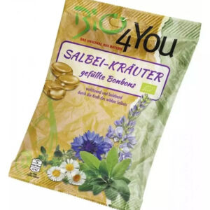 Bomboane cu salvie si plante medicinale