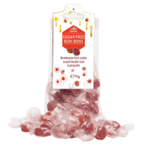 Bomboane fara zahar cu propolis si portocale rosii
