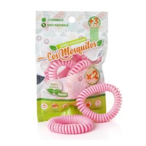 Bratari din silicon aromatizate cu citronella roz