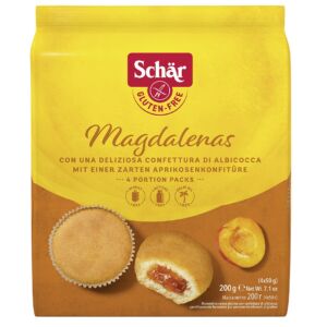 Briose fara gluten cu gem de caise Magdalenas
