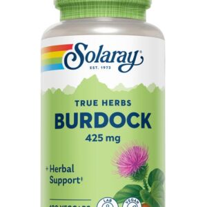 Burdock (Brusture) 425mg 100 Capsule Vegetale