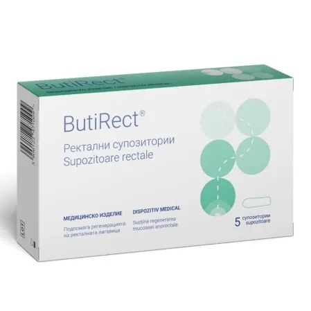 ButiRect - Supozitoare rectale 5 bucati