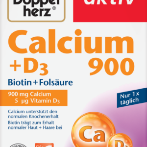Calciu 900mg + D3 + Biotina + Acid folic Aktiv