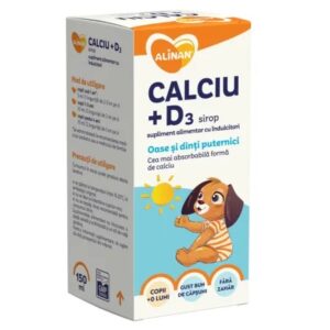 Calciu + Vitamina D3 sirop Alinan