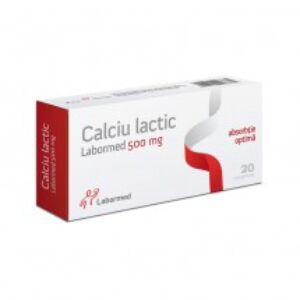 Calciu lactic 500mg