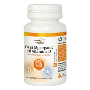Calciu si Magneziu Organic cu Vitamina D