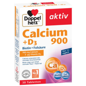 Calciu900 + D3 + Biotina + Acid folic Aktiv