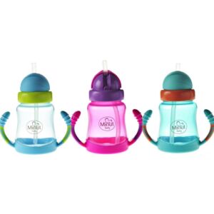Cana anticurgere cu manere si pai silicon 6+ Baby