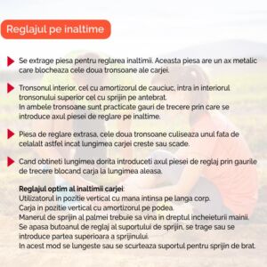 Carja ergonomica Premium alba