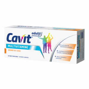 Cavit multivitamine cu aroma de caise