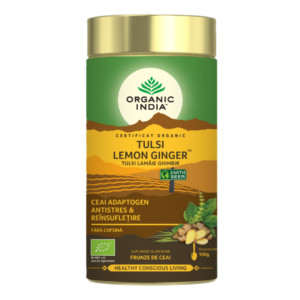 Ceai Bio Tulsi Lamaie si Ghimbir