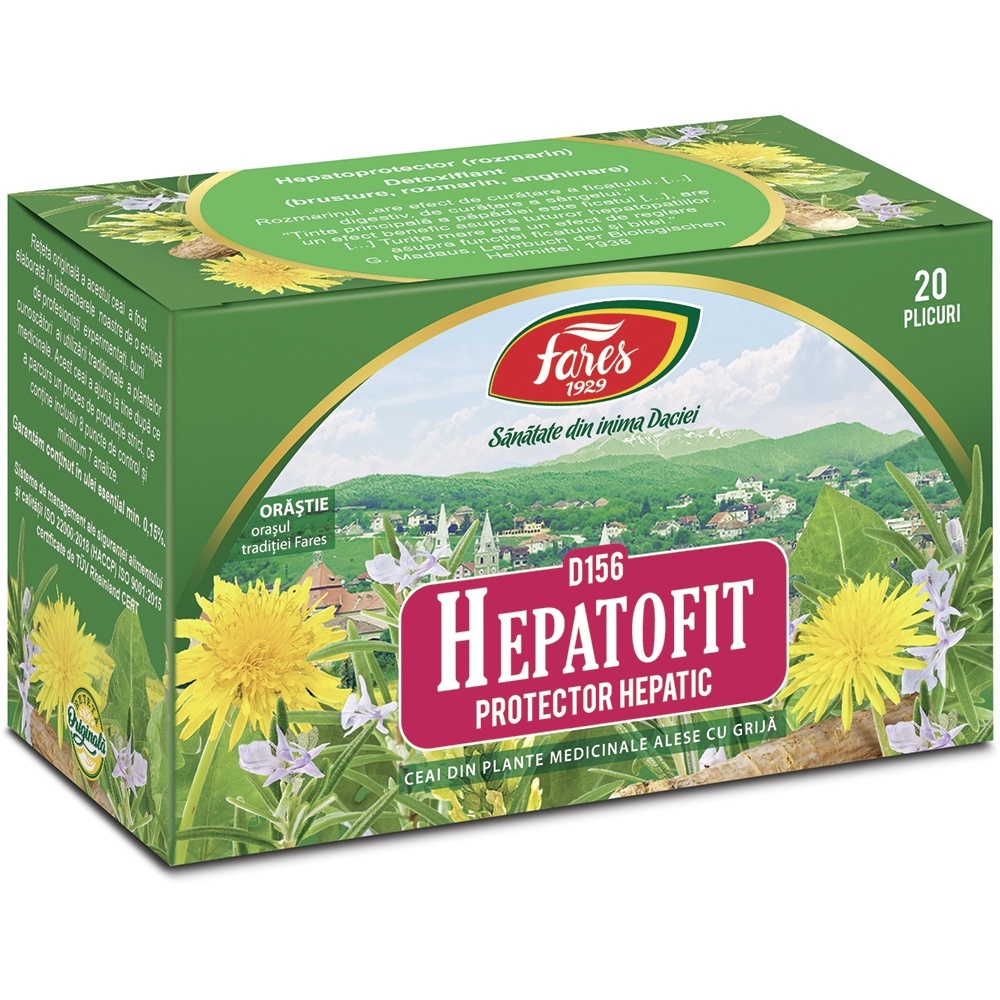 Ceai Hepatofit D156 - 20 Plicuri