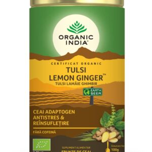 Ceai Tulsi Lamaie si Ghimbir